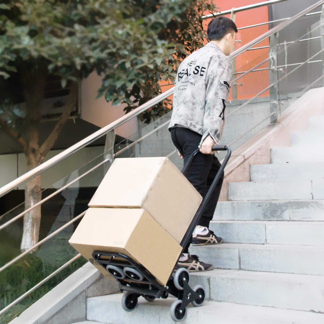 Reseña del Saco de Servicio Pesado Carretilla Plegable Plegado automático