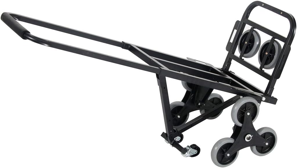 sogesfurniture Saco de Servicio Pesado Carretilla Plegable Plegado automático, Mango Extensible Capacidad de Carga: 150 kg,BHEU-KT-2025B