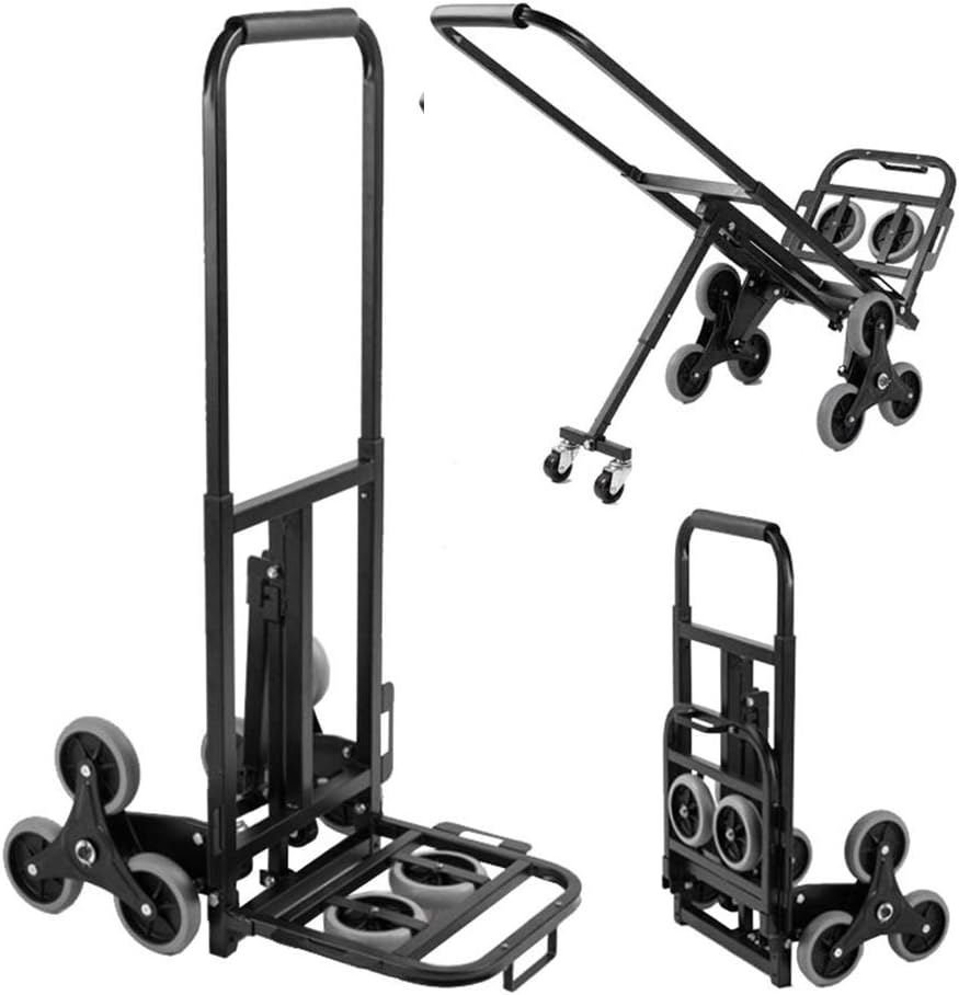 sogesfurniture Saco de Servicio Pesado Carretilla Plegable Plegado automático, Mango Extensible Capacidad de Carga: 150 kg,BHEU-KT-2025B