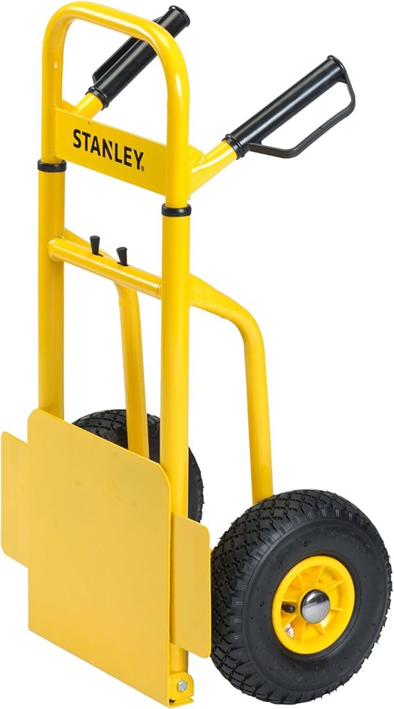 Stanley SXWTD-FT520 120 kg Steel Folding Hand Truck - Yellow