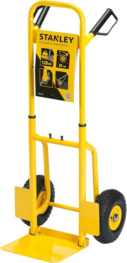 Stanley SXWTD-FT520 120 kg Steel Folding Hand Truck - Yellow