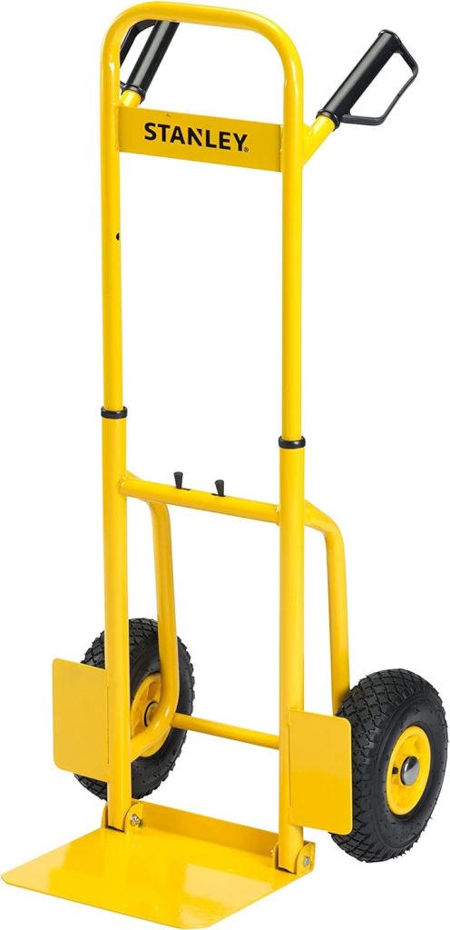 Stanley SXWTD-FT520 120 kg Steel Folding Hand Truck - Yellow