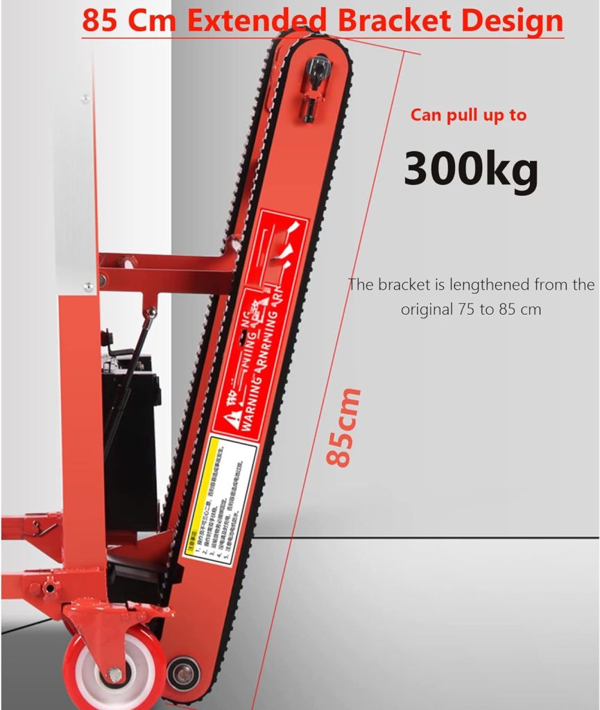 XINGma Carretilla Manual Plegable EléCtrica, Carro EléCtrico para Subir Escaleras, Capacidad De Carga De 300 Kg, Tiempo De Uso/5 Horas, para El Manejo De Objetos Pesados En El Hogar,Red